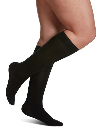 Sigvaris Women's All-Season Merino Wool Knee High Socks 15-20mmHg - Compression Level: Moderate 15-20 MmHg - Unisex - Knee