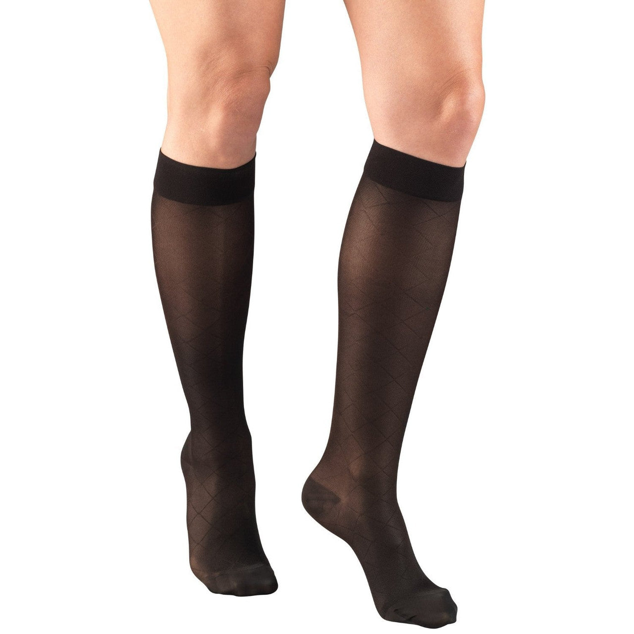 Truform Lites Sheer Patterned Knee High 15-20mmHg - Compression Level: Moderate 15-20 MmHg - Female - Knee