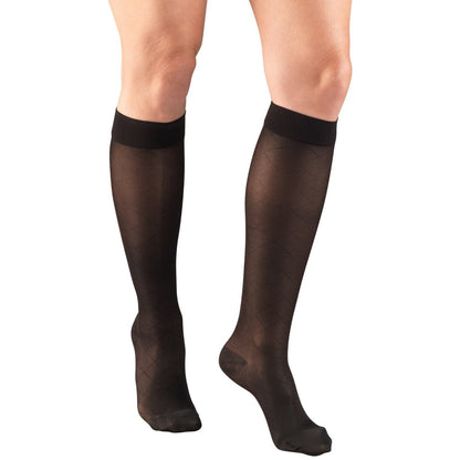 Truform Lites Sheer Patterned Knee High 15-20mmHg - Compression Level: Moderate 15-20 MmHg - Female - Knee
