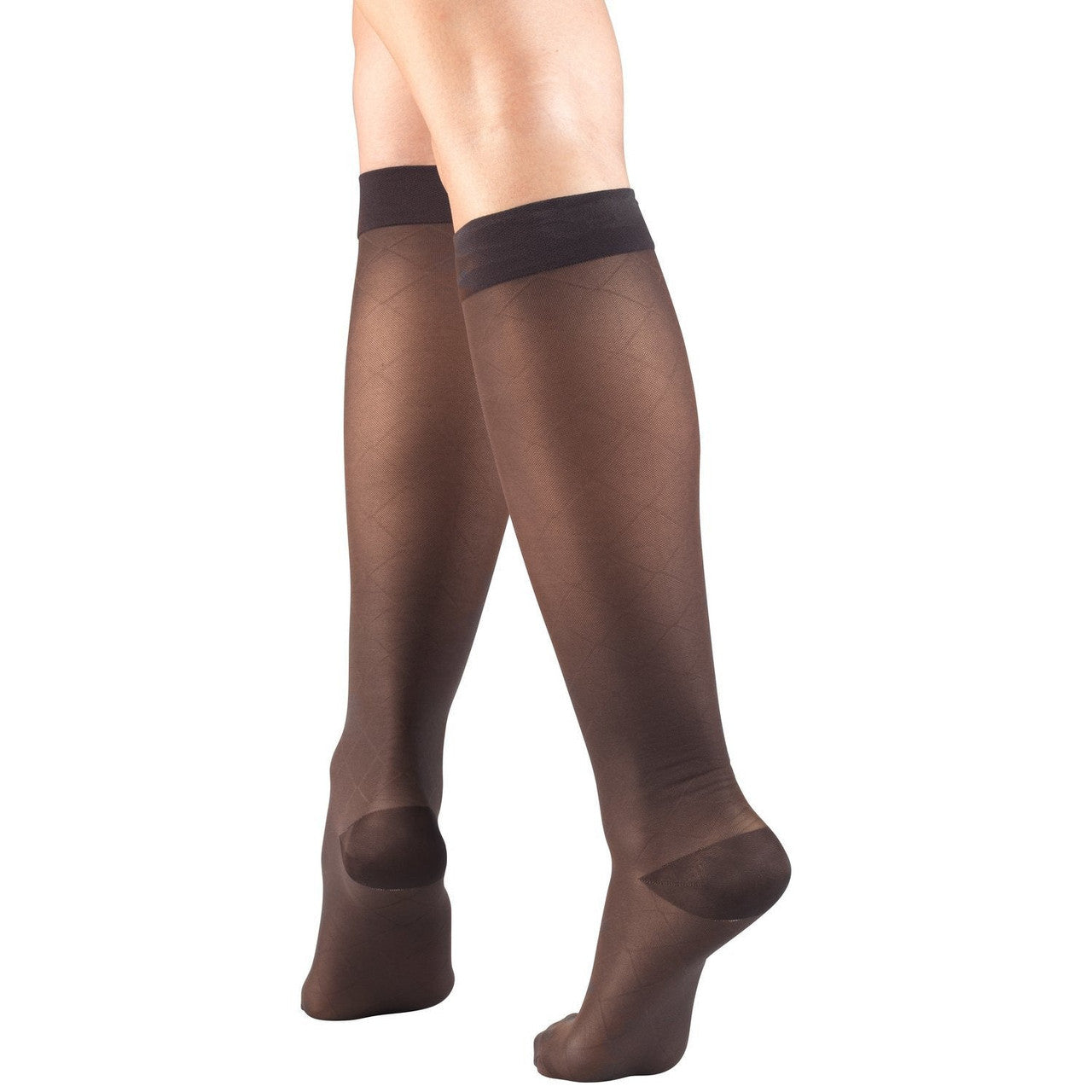 Truform Lites Sheer Patterned Knee High 15-20mmHg - Compression Level: Moderate 15-20 MmHg - Female - Knee