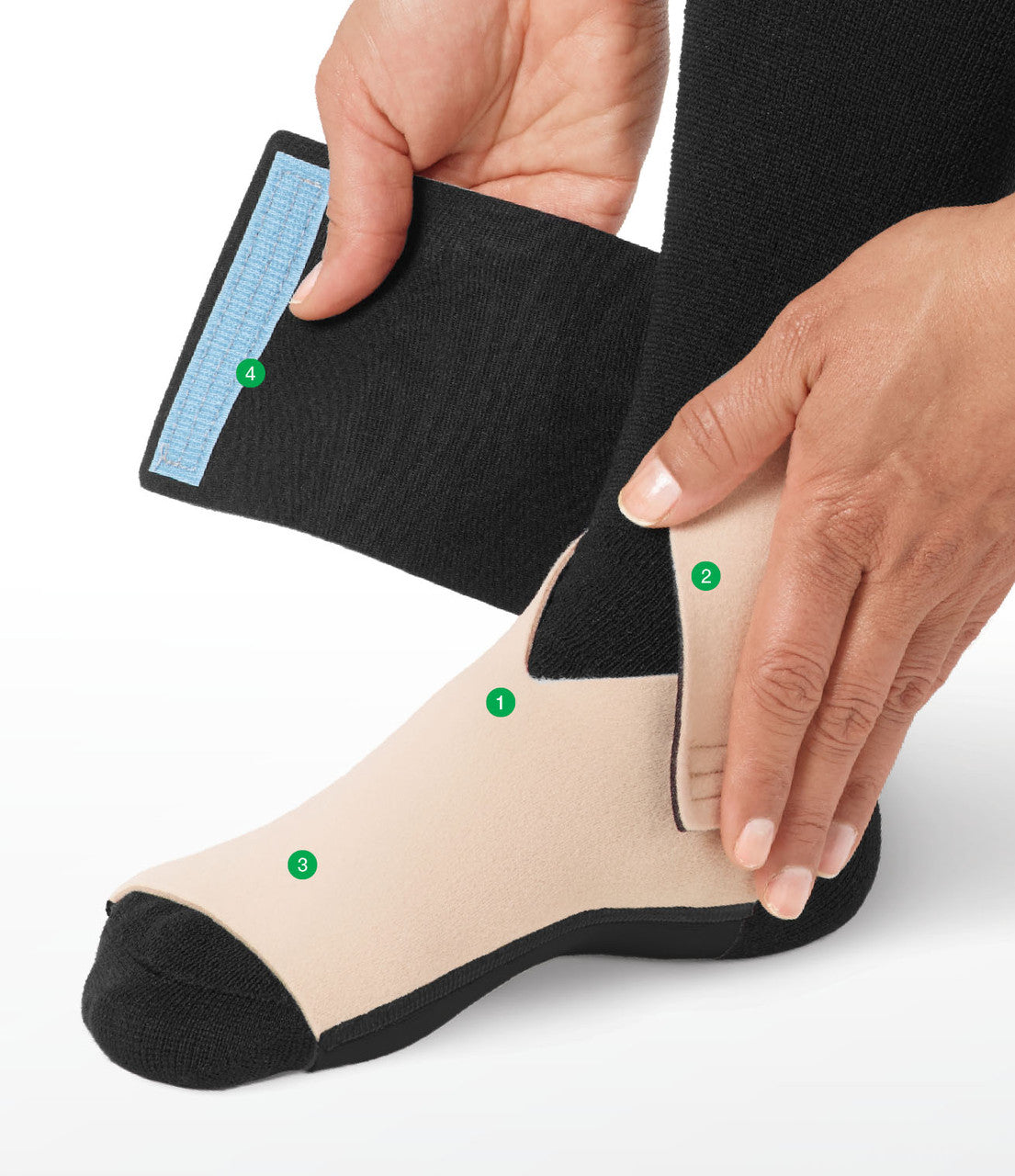 Sl Solaris Solaris ReadyWrap Foot SL - Beige – Compression Health
