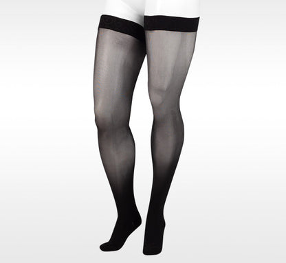Juzo Naturally Sheer Thigh High w/ Silicone Top Band 30-40mmHg - Compression Level: Extra Firm 30-40 MmHg - Female - Leg