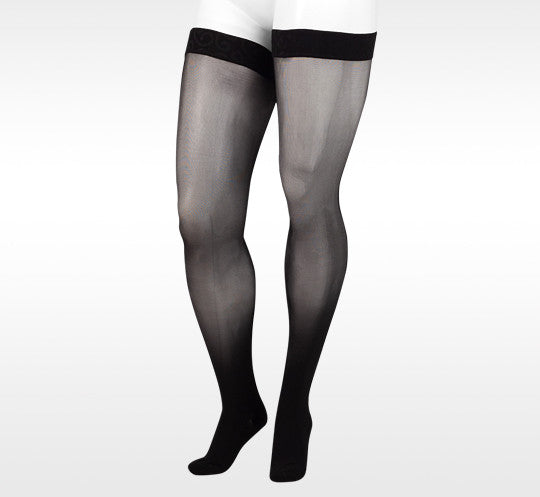 Juzo Naturally Sheer Thigh High w/ Silicone Top Band 30-40mmHg - Compression Level: Extra Firm 30-40 MmHg - Female - Leg