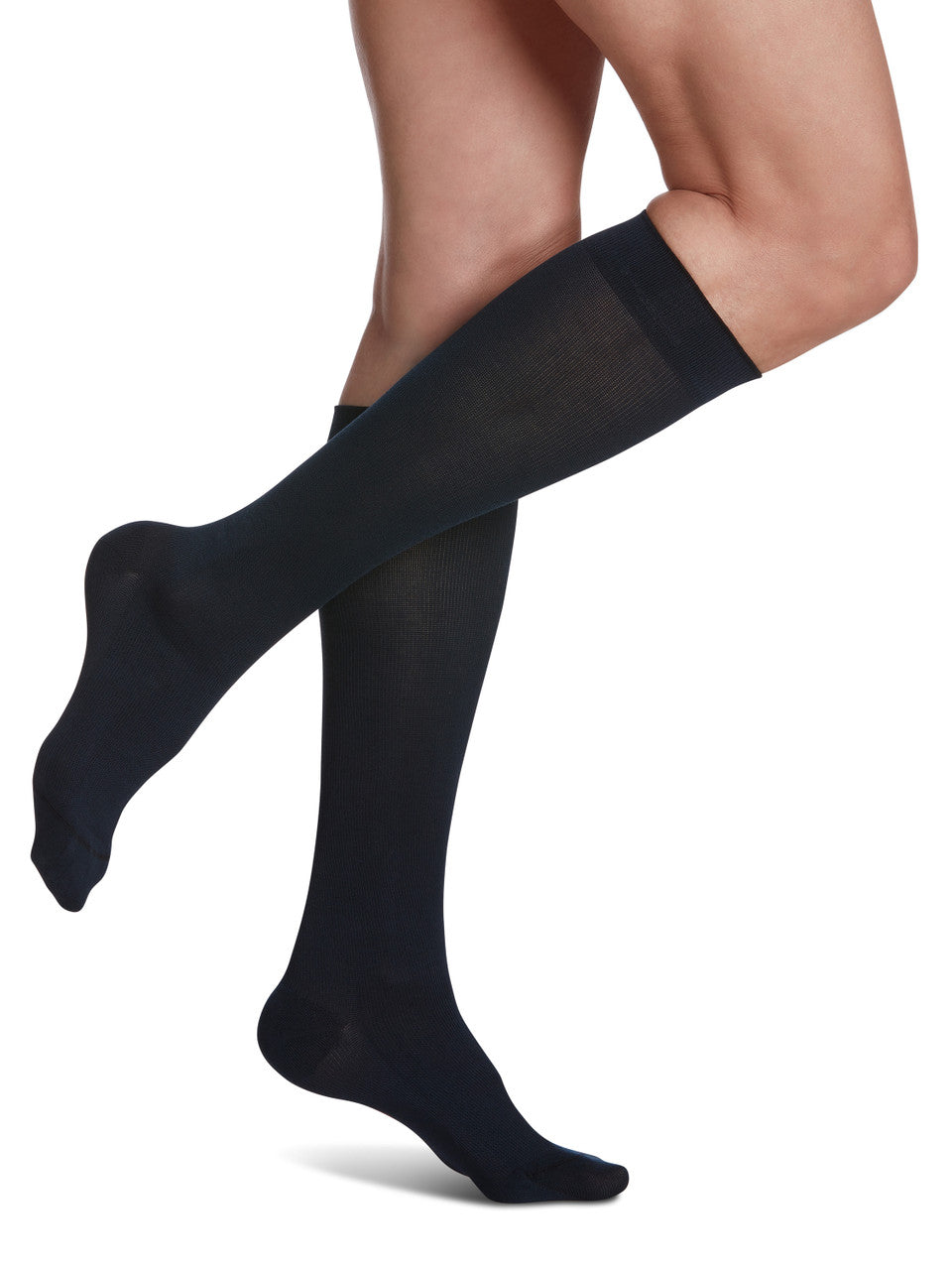 Sigvaris Women's Style Sea Island Cotton Knee High 20-30mmHg - Compression Level: Firm 20-30 MmHg - Unisex - Knee