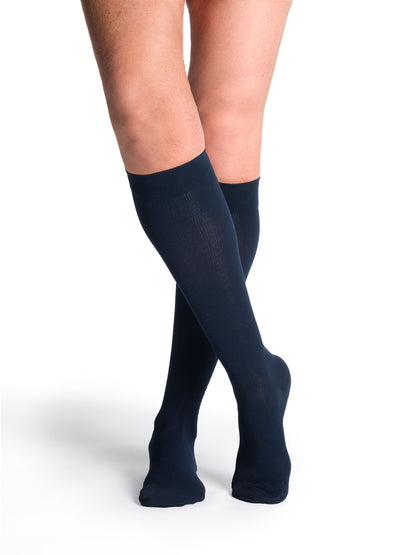 Sigvaris Women's Cotton Knee High Socks 30-40mmHg - Compression Level: Extra Firm 30-40 MmHg - Unisex - Knee