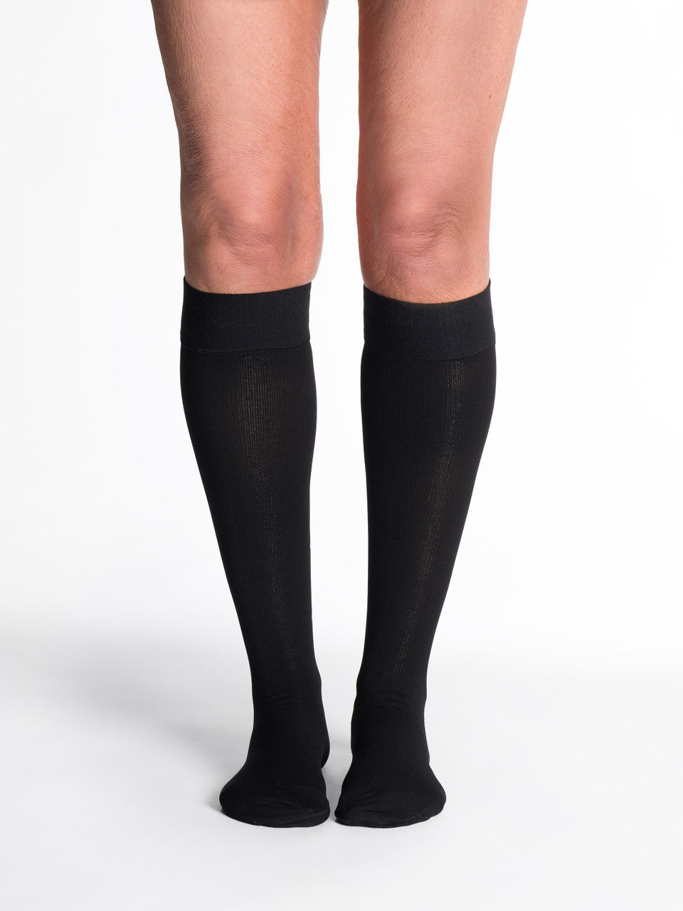 Sigvaris Women's Cotton Knee High Socks W/ Grip Top 30-40mmHg - Compression Level: Extra Firm 30-40 MmHg - Unisex - Knee