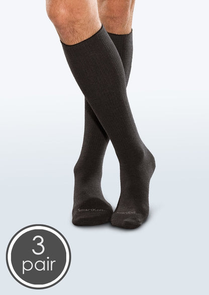 SmartKnit® Seamless Diabetic Socks 3-Pack, Over-the-Calf