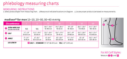 Mediven for Men Select Knee High 15-20mmHg - Compression Level: Moderate 15-20 MmHg - Male - Knee
