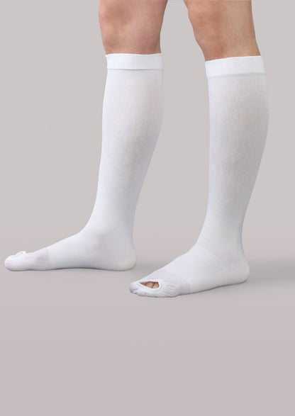 THERAFIRM® Anti-Embolism Knee High Open Toe Stocking 18 mmHg