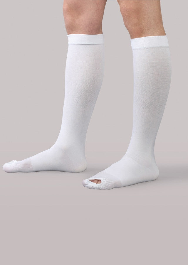THERAFIRM® Anti-Embolism Knee High Open Toe Stocking 18 mmHg