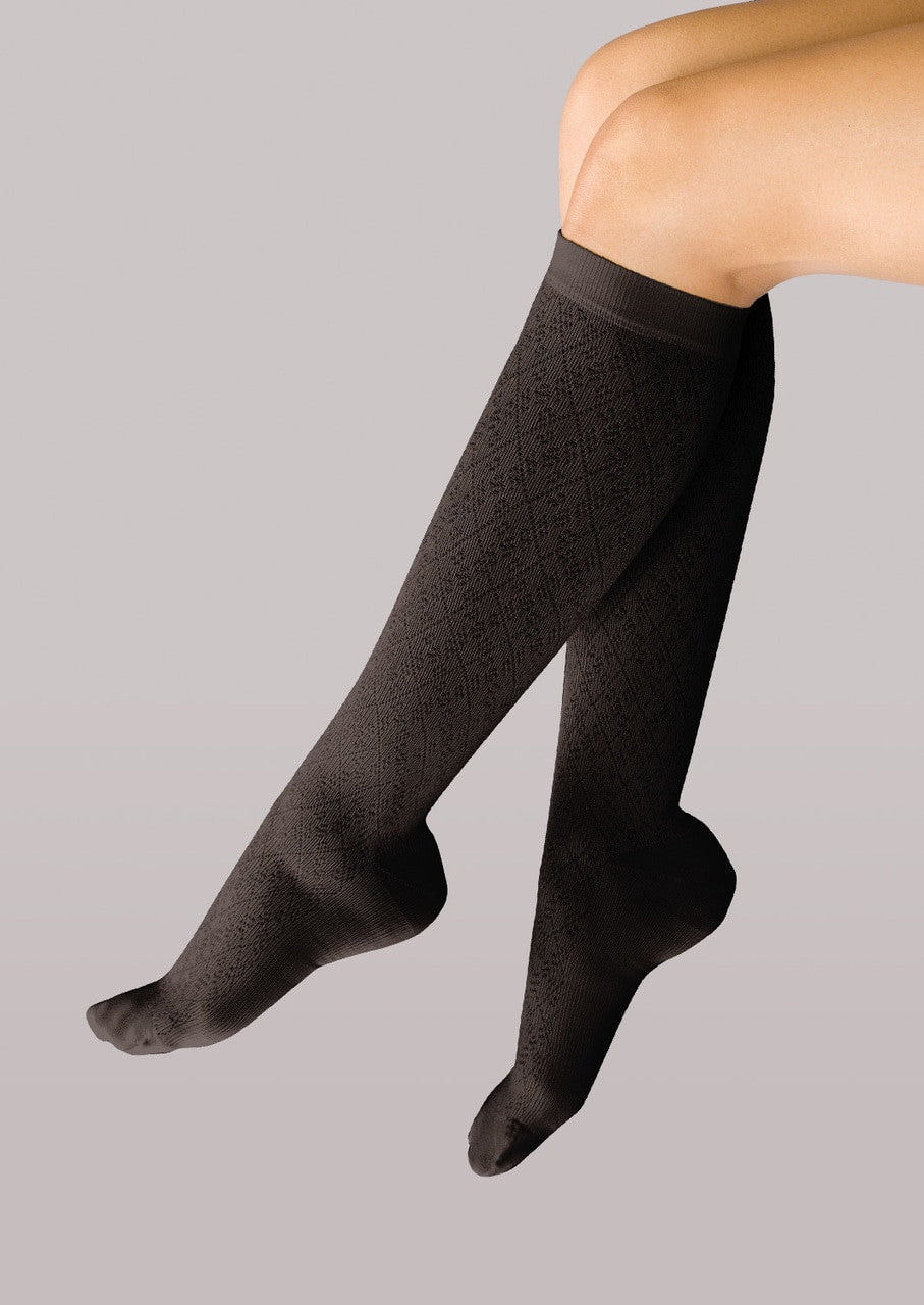 THERAFIRMlight® Women's Diamond Trouser Socks 10-15 mmHg
