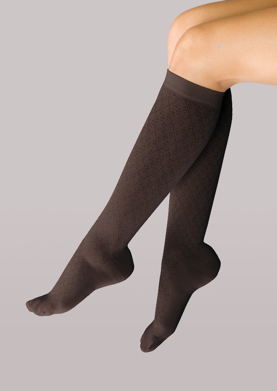 THERAFIRMlight® Women's Diamond Trouser Socks 10-15 mmHg