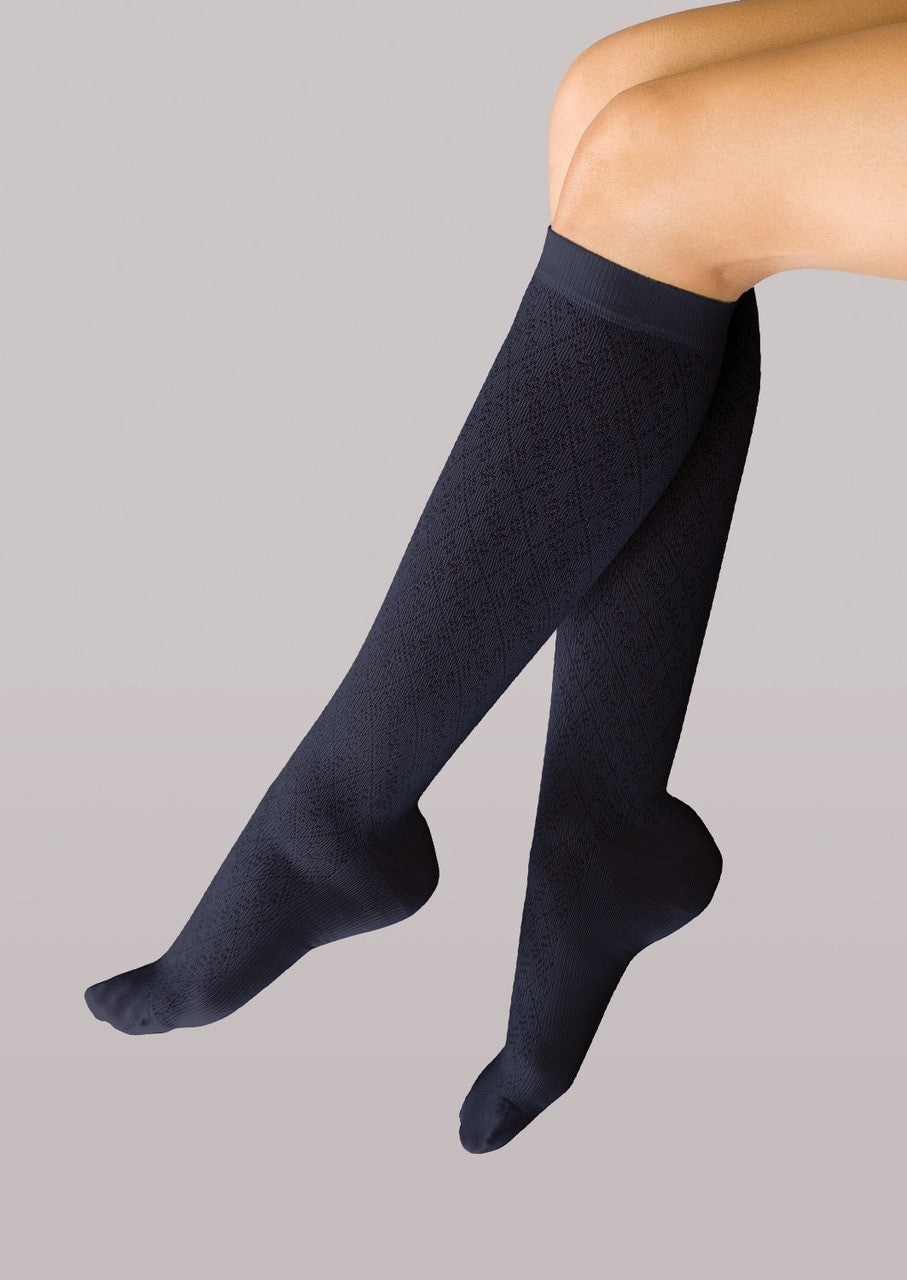 THERAFIRMlight® Women's Diamond Trouser Socks 10-15 mmHg