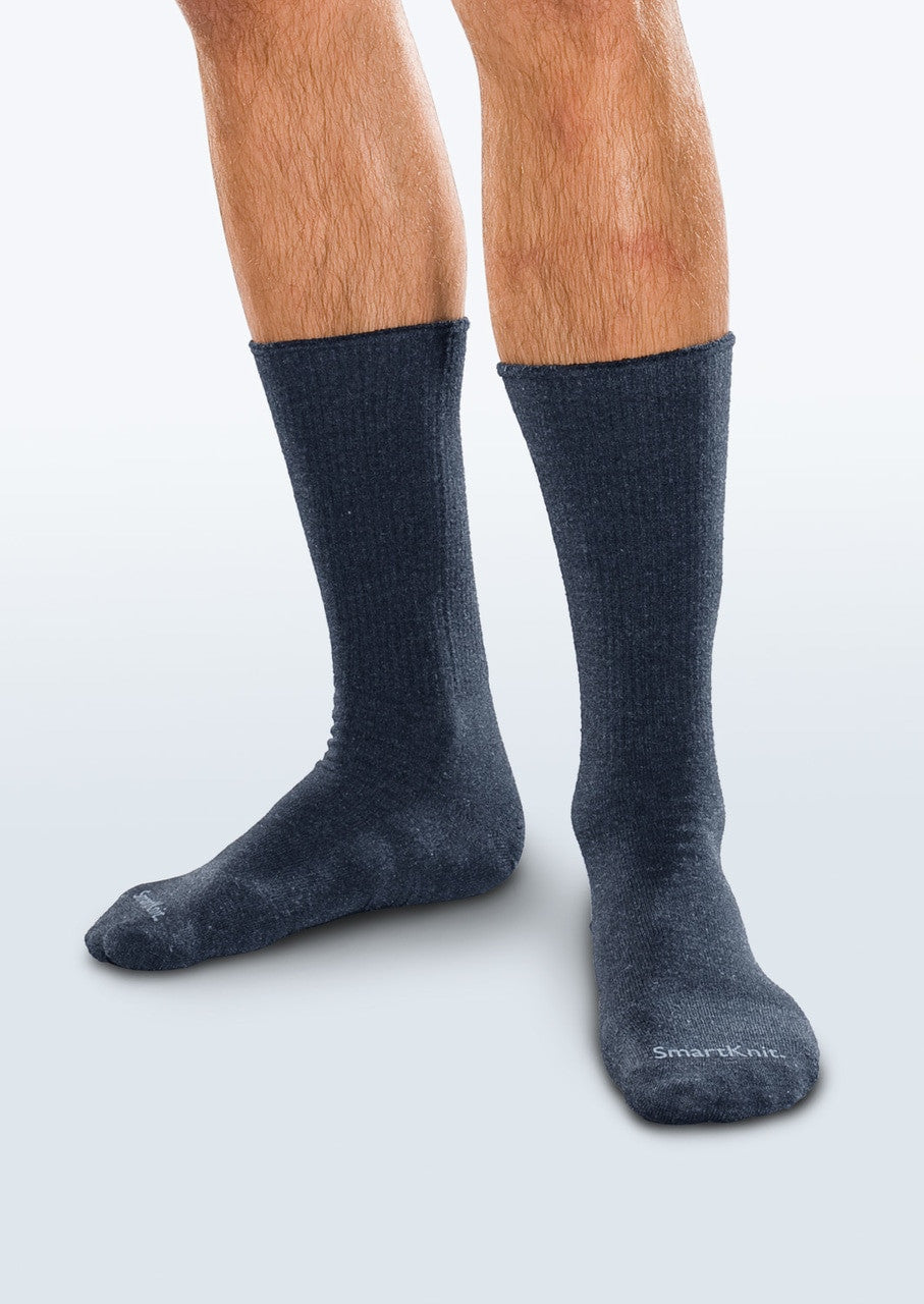 SmartKnit® Seamless Diabetic Socks 3-Pack, Crew