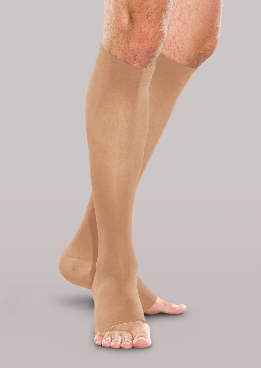 THERAFIRM® Firm Support Open Toe Knee High Stockings  30-40 mmHg