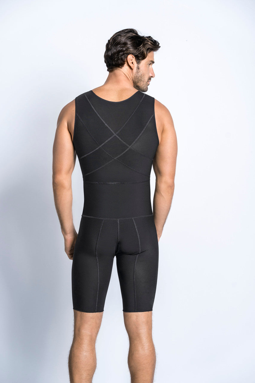 Leonisa Men's Post-Surgical Compression Bodysuit