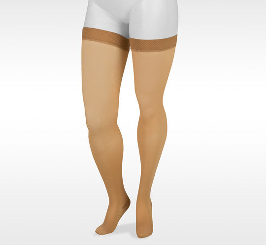Juzo Basic Thigh High with Silicone Band 30-40mmHg - Compression Level: Extra Firm 30-40 MmHg - Unisex - Leg