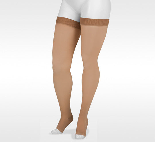 Juzo Basic Thigh High with Silicone Band 30-40mmHg - Compression Level: Extra Firm 30-40 MmHg - Unisex - Leg
