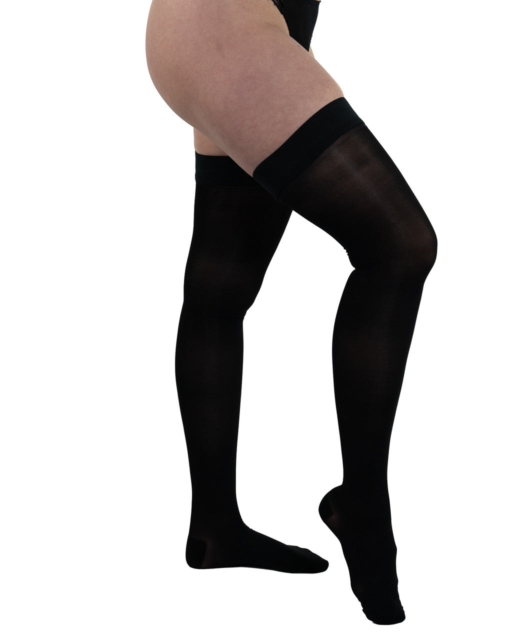 Royfa Sheer Thigh High 20-30mmHg - Compression Level: Firm 20-30 MmHg - Female - Leg