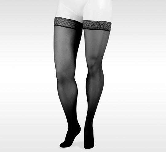 Juzo Attractive Thigh High with Silicone Band 15-20mmHg - Compression Level: Moderate 15-20 MmHg - Unisex - Leg