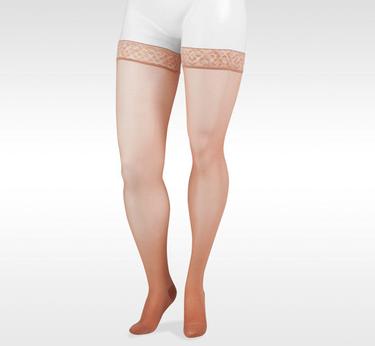 Juzo Attractive Thigh High with Silicone Band 15-20mmHg - Compression Level: Moderate 15-20 MmHg - Unisex - Leg