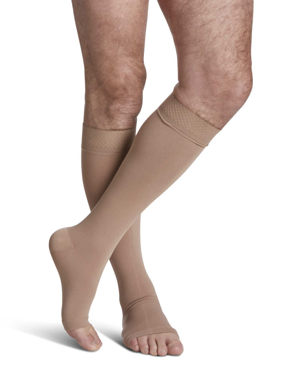 Sigvaris Secure Knee High, Open Toe 20-30mmHg - Compression Level: Firm 20-30 MmHg - Unisex - Foot