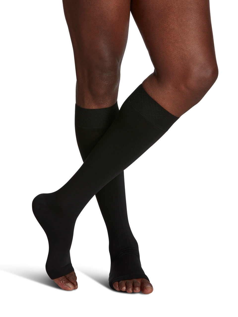 Sigvaris Secure Knee High, Open Toe 20-30mmHg - Compression Level: Firm 20-30 MmHg - Unisex - Foot