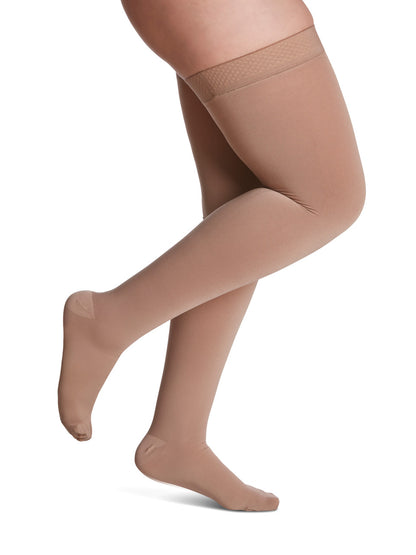 Sigvaris Secure Women's Thigh High 30-40mmHg - Compression Level: Extra Firm 30-40 MmHg - Unisex - Leg