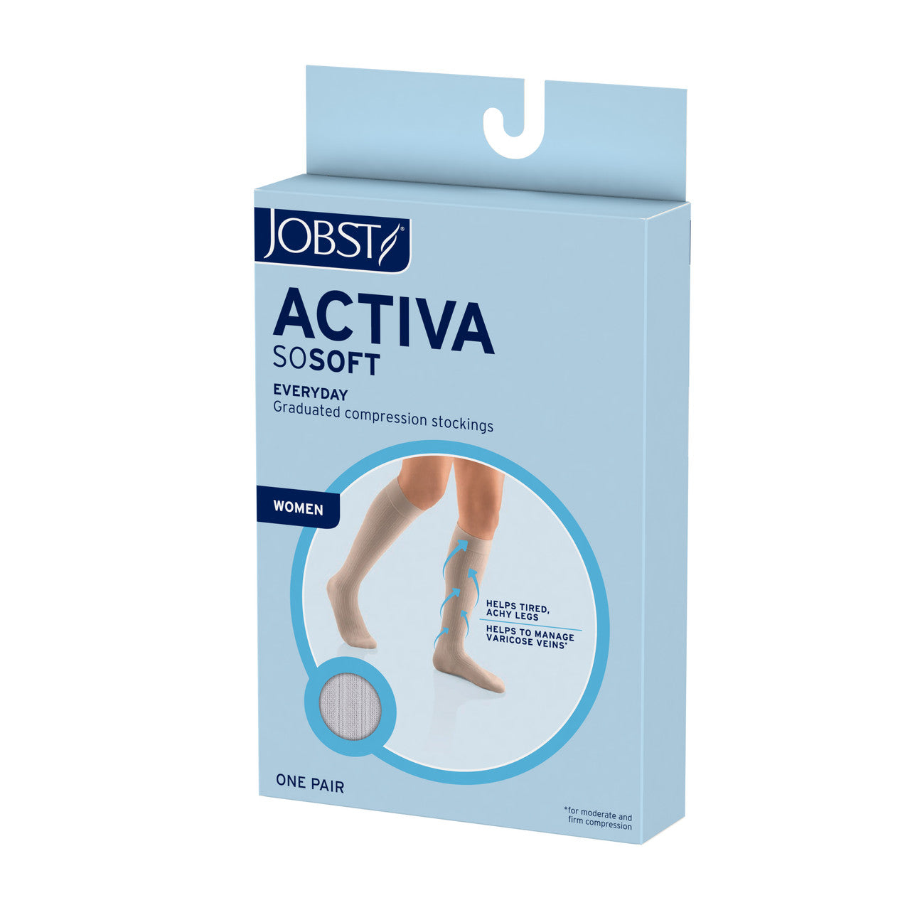 JOBST® Activa soSoft Knee Highs 20-30mmHg