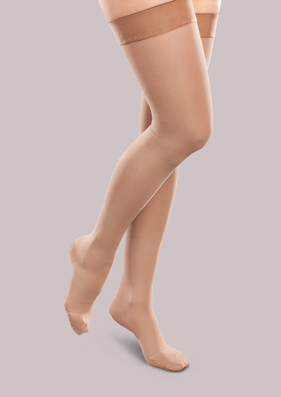 Therafirm EASE Opaque Mild Support Women's Thigh High 15-20mmHg - Compression Level: Moderate 15-20 MmHg - Unisex - Leg