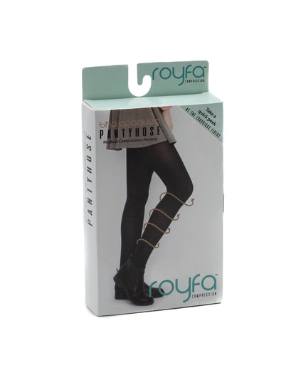 Royfa Opaque Thigh High 20-30mmHg - Compression Level: Firm 20-30 MmHg - Unisex - Leg