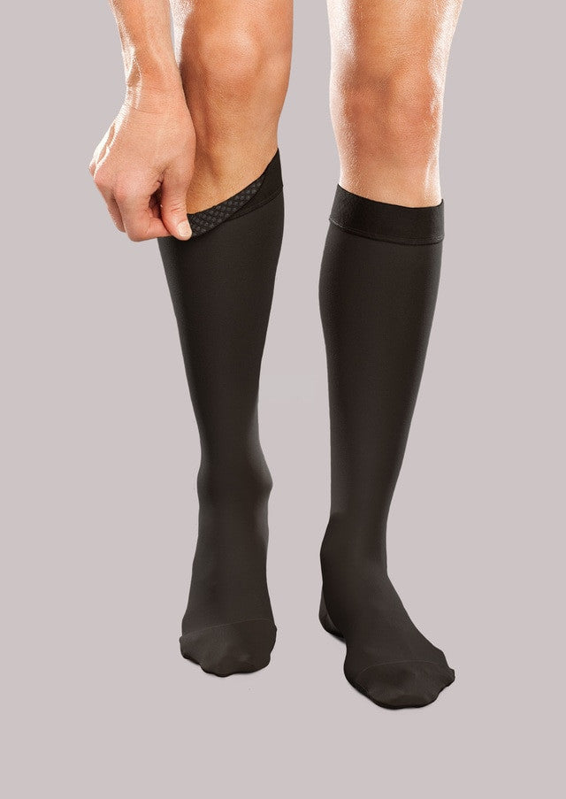 Therafirm EASE Opaque Moderate Support Unisex Knee High with Silicone Band 20-30mmHg - Compression Level: Firm 20-30 MmHg - Unisex - Knee