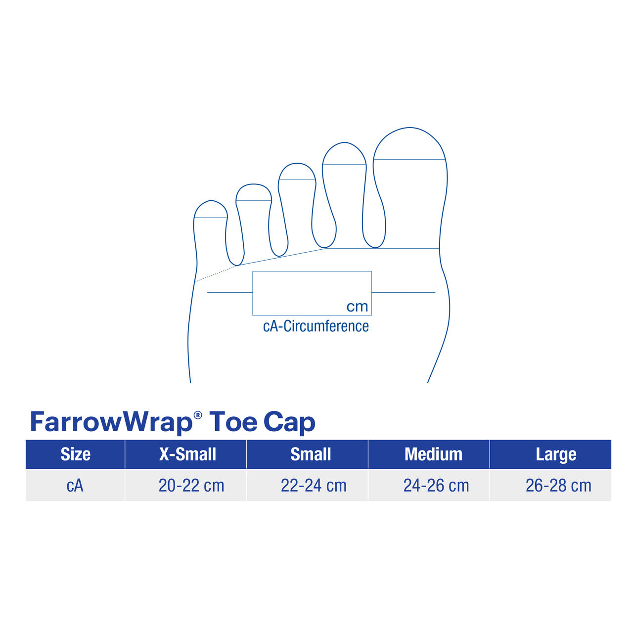 JOBST® FarrowWrap Toe Cap 20-30mmHg