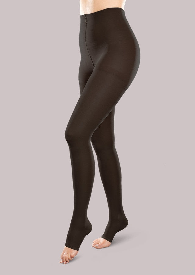 Therafirm EASE Opaque Firm Support Unisex Open Toe Pantyhose  30-40mmHg