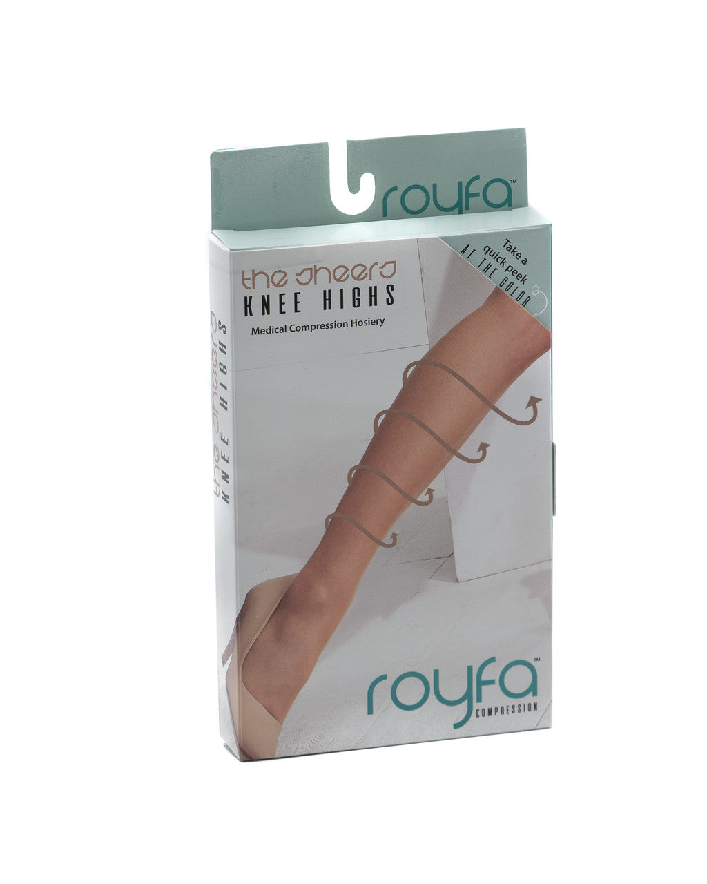 Royfa Sheer Knee High 20-30mmHg - Compression Level: Firm 20-30 MmHg - Female - Knee