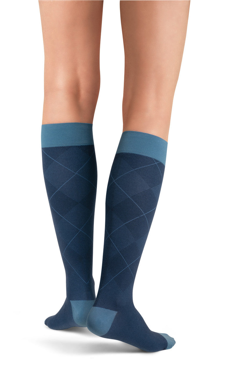 JOBST® Casual Pattern Knee High Socks 15-20mmHg