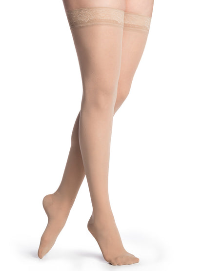 Sigvaris Women's Style Medium Sheer Thigh High 20-30mmHg - Compression Level: Firm 20-30 MmHg - Unisex - Leg