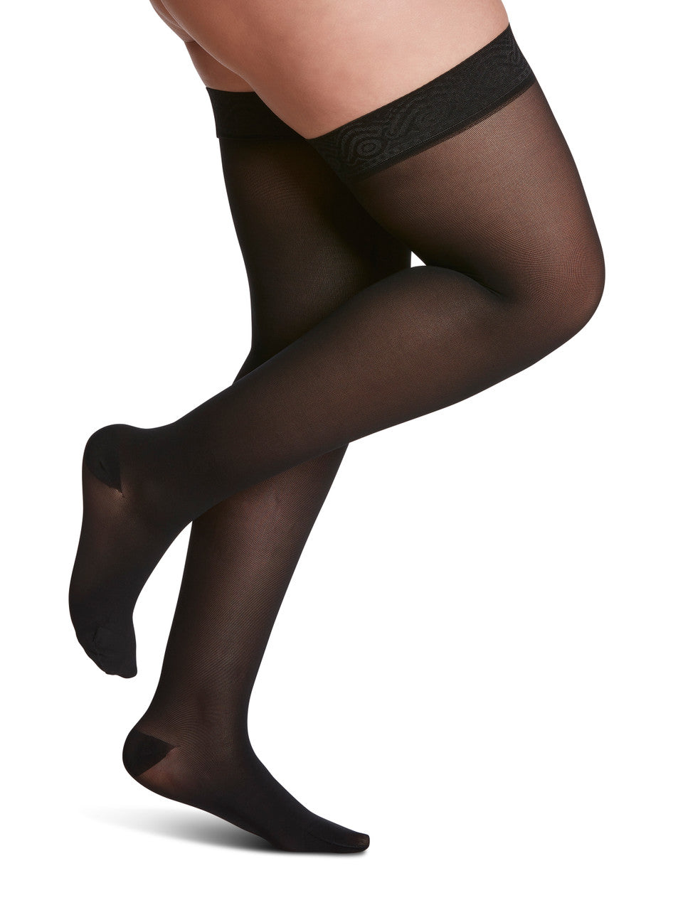 Sigvaris Women's Style Medium Sheer Thigh High 20-30mmHg - Compression Level: Firm 20-30 MmHg - Unisex - Leg