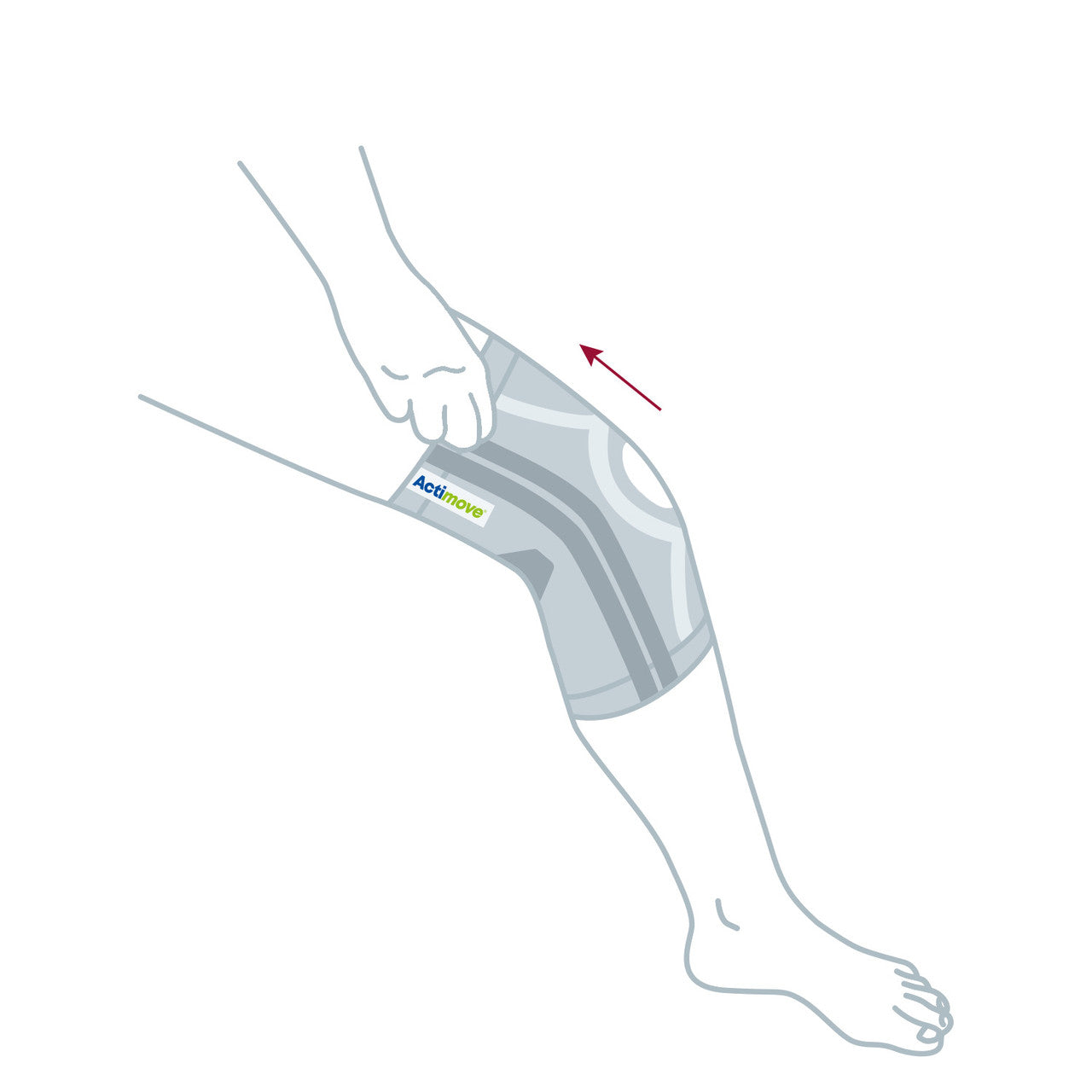 Actimove ® EVERYDAY SUPPORTS Knee Support With Open Patella and 4 Stays