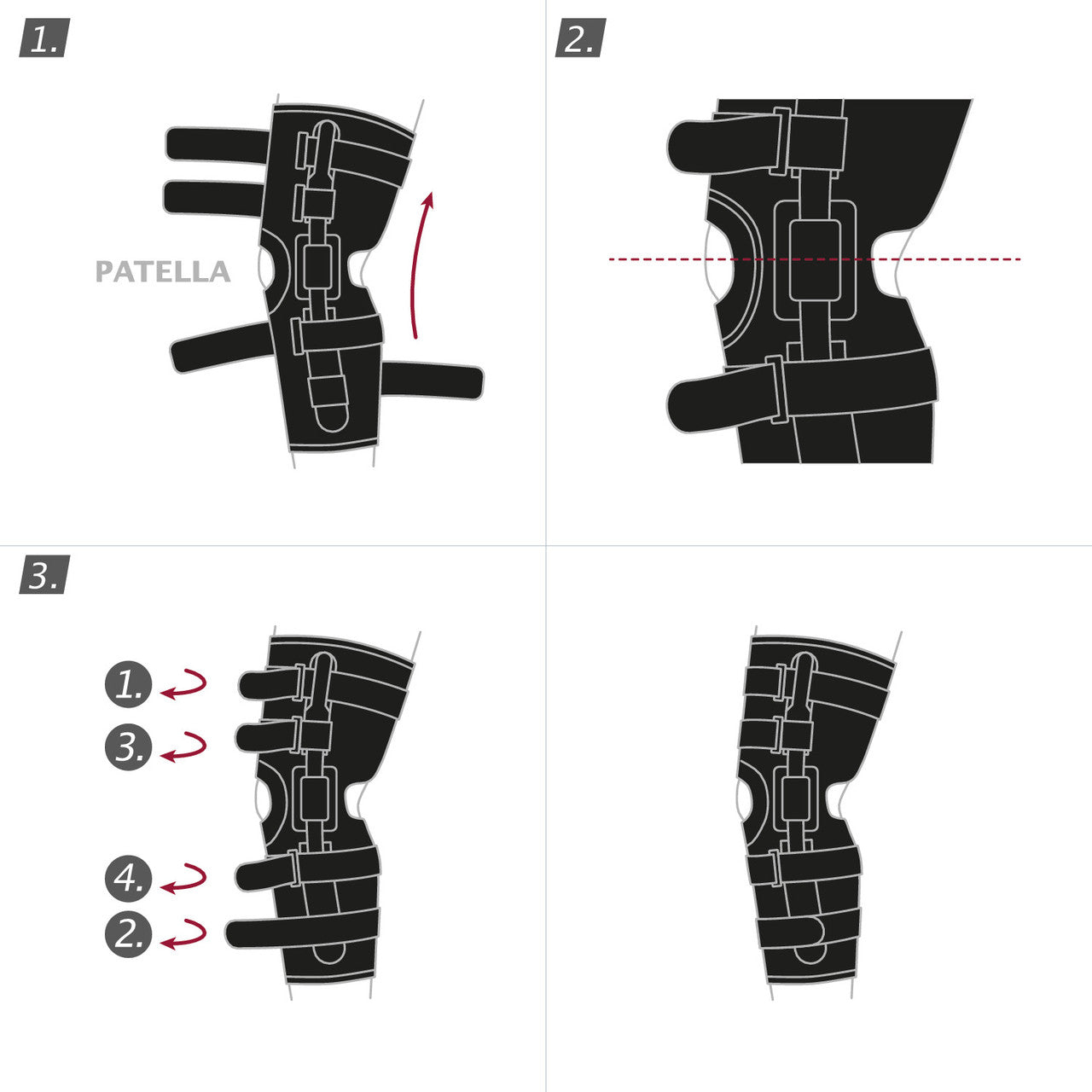 Actimove ® Knee Brace with Composite Polycentric Hinges