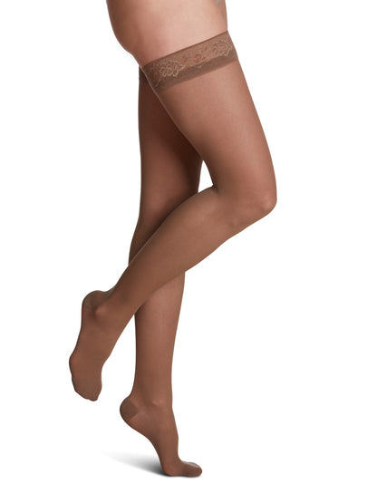 Sigvaris Sheer Women's Thigh High 30-40mmHg - Compression Level: Extra Firm 30-40 MmHg - Unisex - Leg