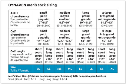 Sigvaris Dynaven Men's Knee High 30-40mmHg - Compression Level: Extra Firm 30-40 MmHg - Male - Knee