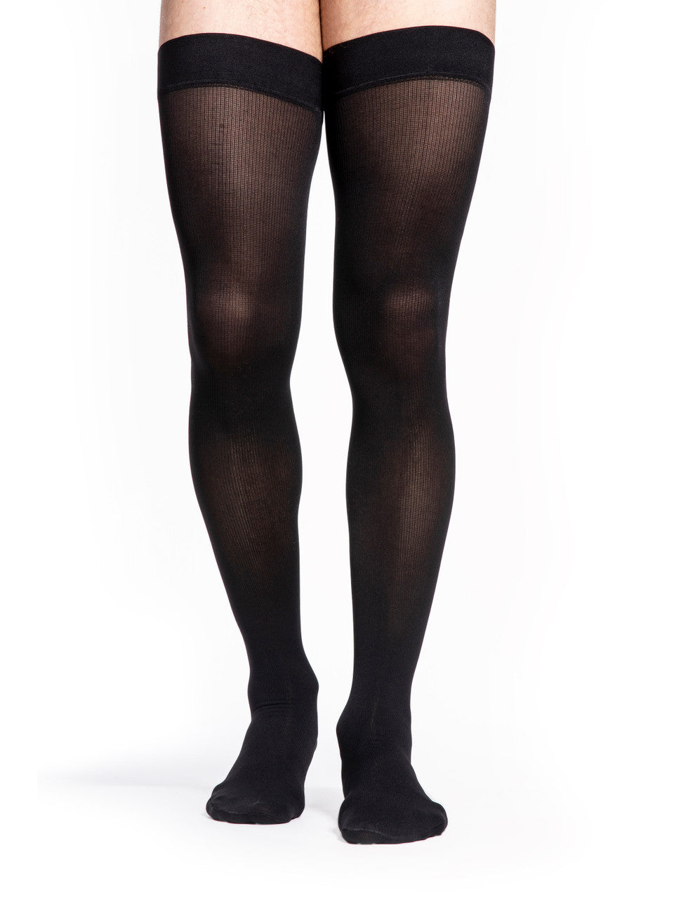 Sigvaris Men's Style Microfiber Thigh High 20-30mmHg - Compression Level: Firm 20-30 MmHg - Male - Leg