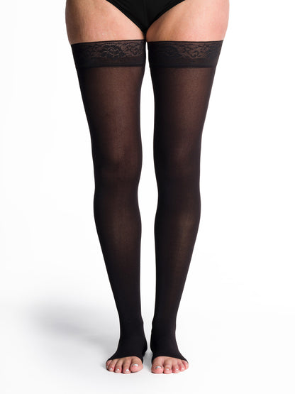 Sigvaris Soft Opaque Women's Thigh High 30-40mmHg - Compression Level: Extra Firm 30-40 MmHg - Unisex - Leg