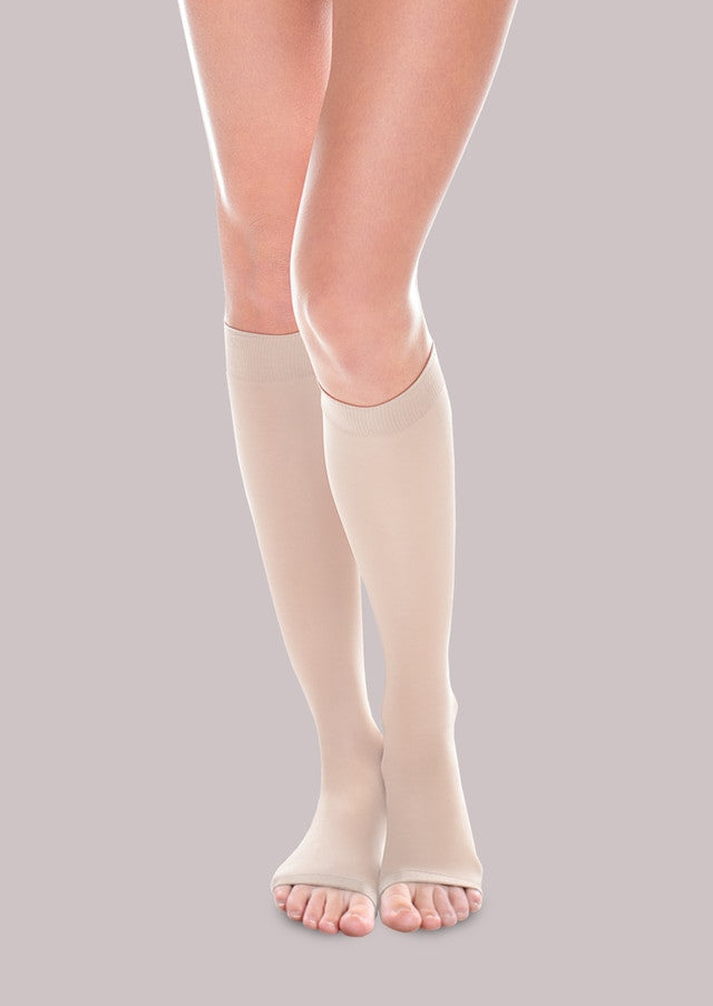 Sheer Ease by Therafirm® Open-Toe Knee-High 20-30mmHg