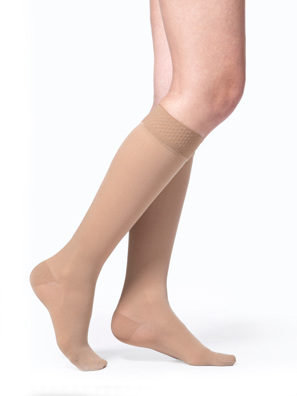 Sigvaris Select Comfort Women's Knee High W/ Silicone Band 30-40mmHg - Compression Level: Extra Firm 30-40 MmHg - Unisex - Knee