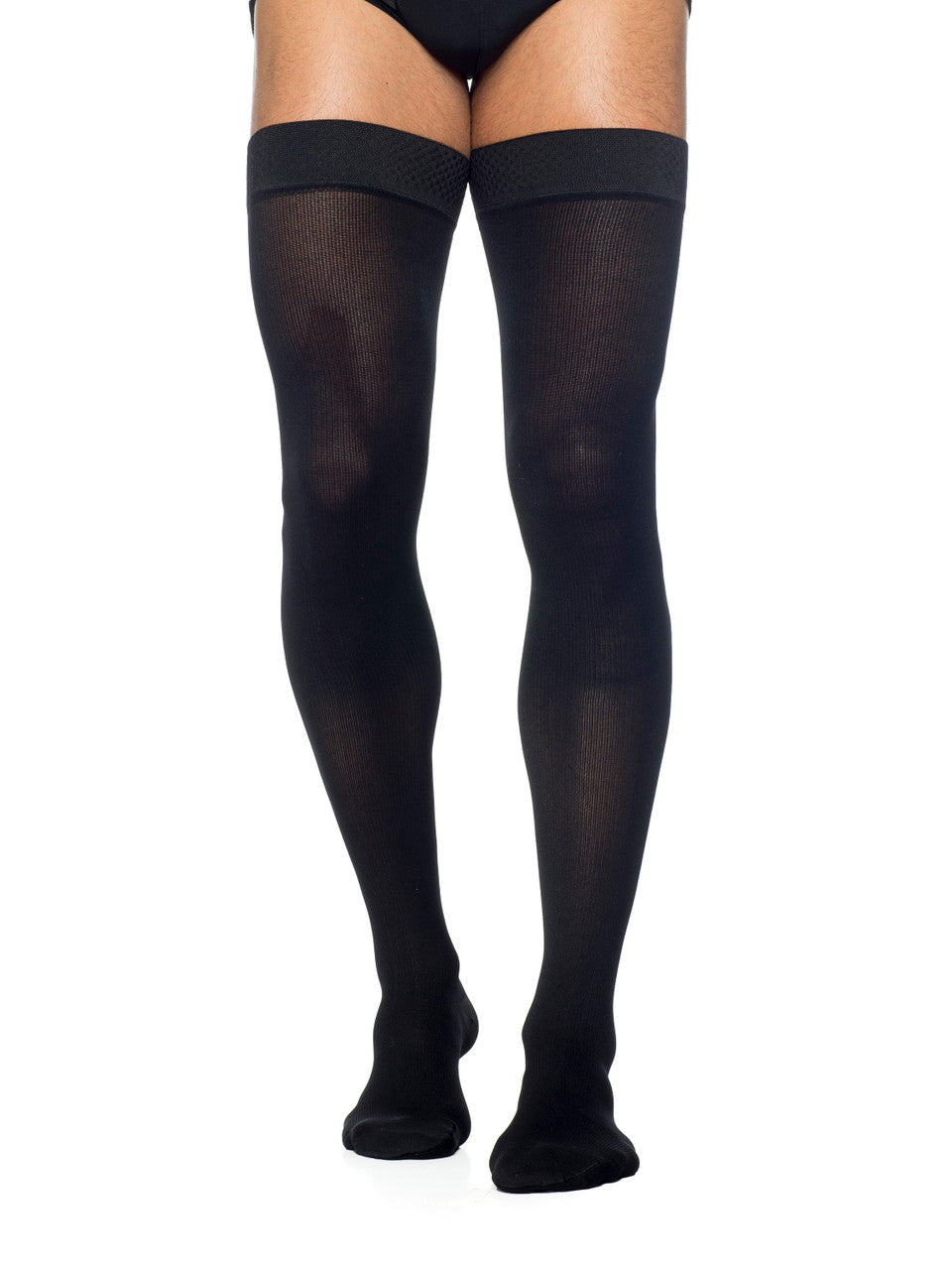 Sigvaris Select Comfort Men's Thigh High W/ Grip Top 30-40mmHg - Compression Level: Extra Firm 30-40 MmHg - Male - Leg