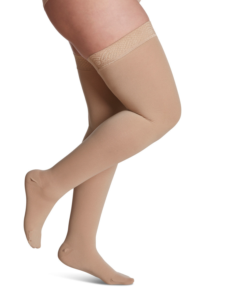 Sigvaris Select Comfort Women's Thigh High W/ Grip Top 20-30mmHg - Compression Level: Firm 20-30 MmHg - Unisex - Leg
