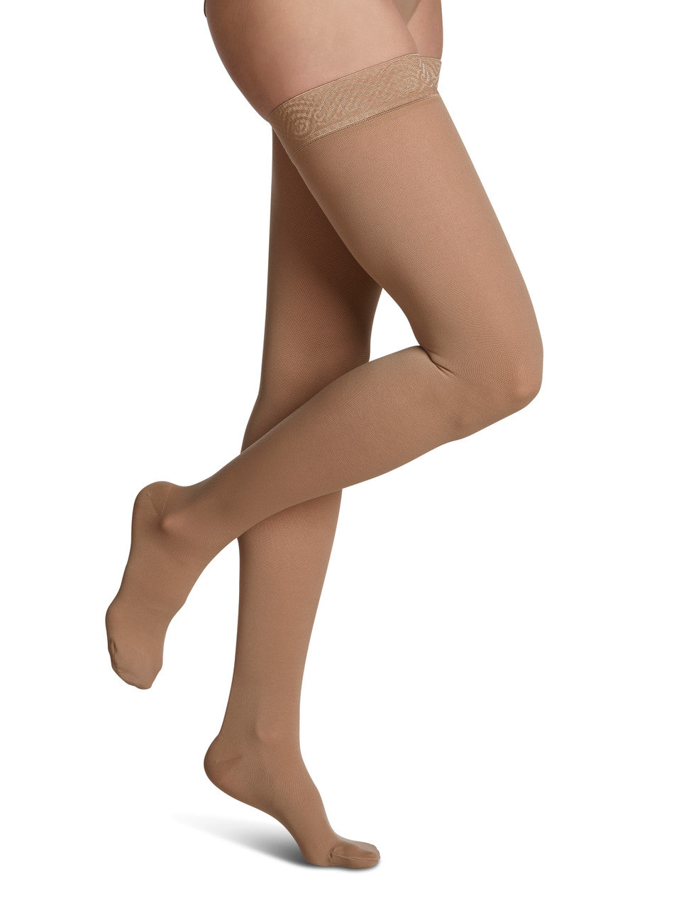 Sigvaris Select Comfort Women's Thigh High W/ Grip Top 20-30mmHg - Compression Level: Firm 20-30 MmHg - Unisex - Leg