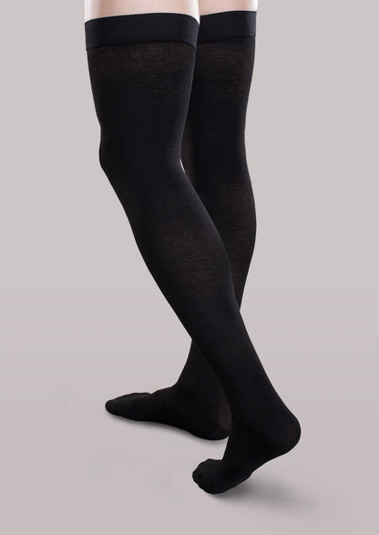 Core-Spun by Therafirm® Gradient Compression Thigh High Socks 15-20 mmHg